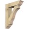 Ekena Millwork Balboa Traditional Rough Sawn Bracket w/ Offset Brace, Douglas Fir, 8"W x 30"D x 38"H BKT0806X30X38BOA01RDF - alternate 1